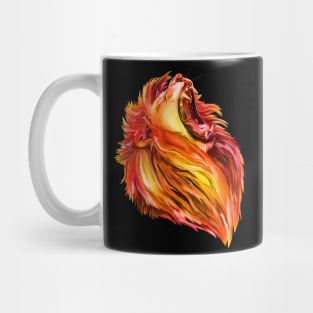 Leo Zodiac Fire Sun Lion Mug